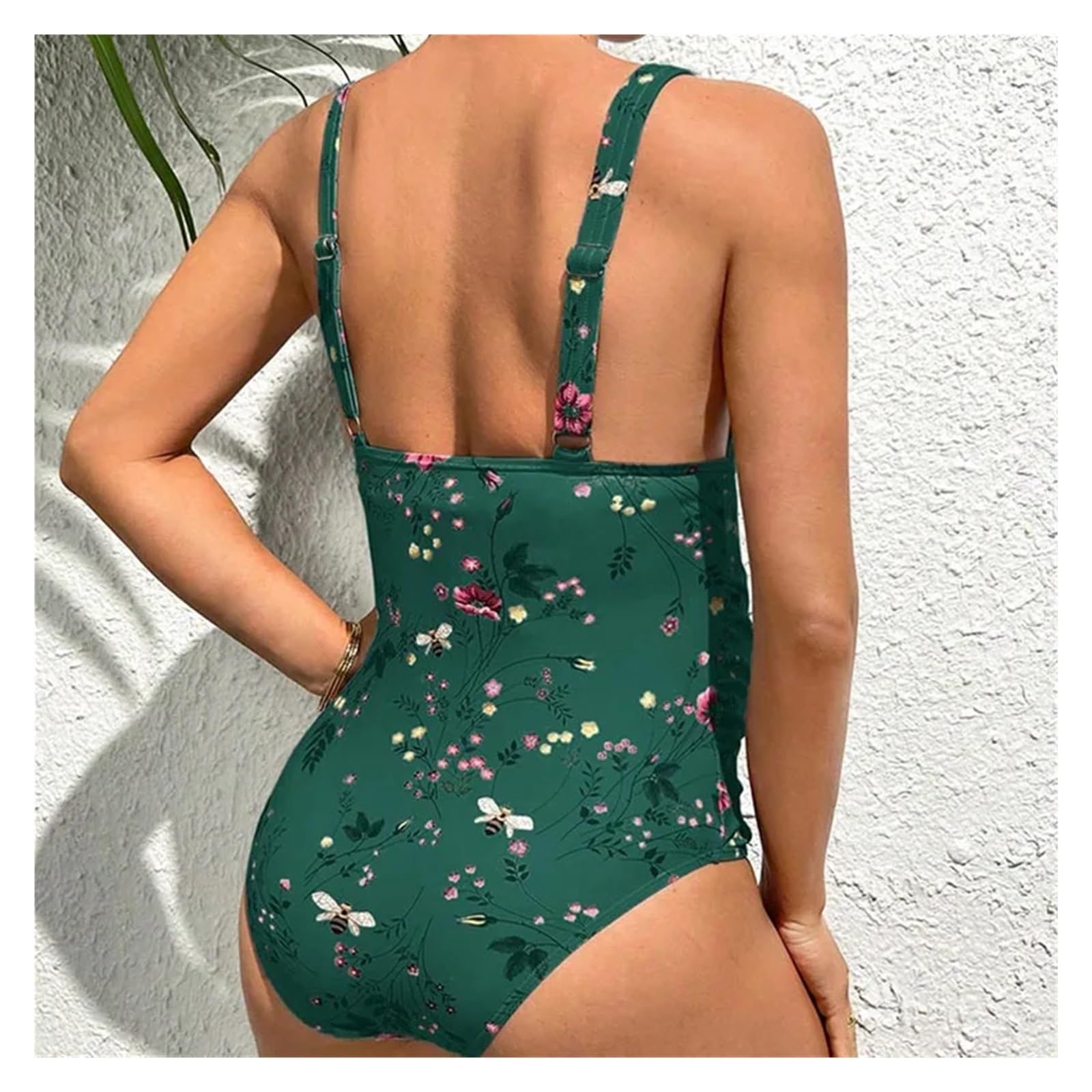 Maillots de Bain de maternité, Maillot de Bain for Femmes Enceintes, Body Dos Nu, Couleur Unie, Monokini for Femmes Enceintes(S)