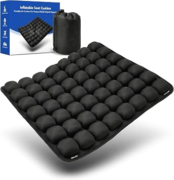 Travel Cushion for Airplane, Inflatable Seat Cushion 18 X16