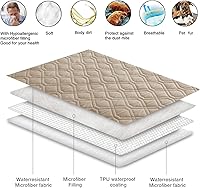 Vista 175 de Ameritex - Manta impermeable para cama de perro, manta reversible para muebles, cama, sofá