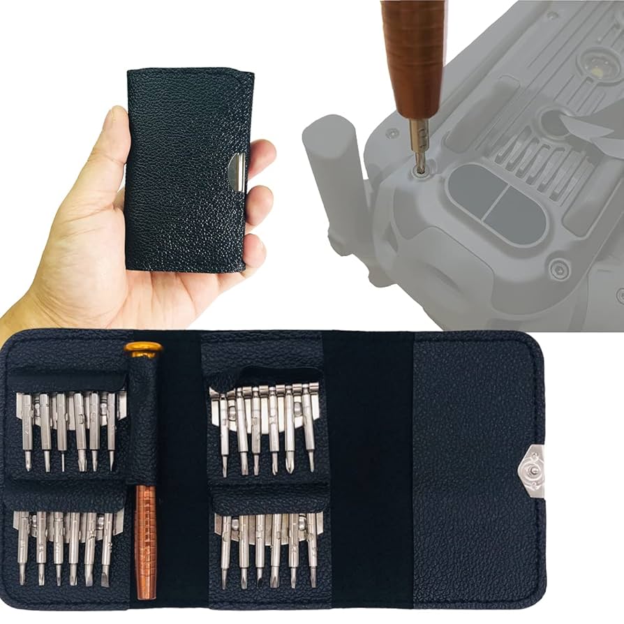 DJI Mini 2 repair tool kit precision screwdrivers nylon spudger isopropyl alcohol