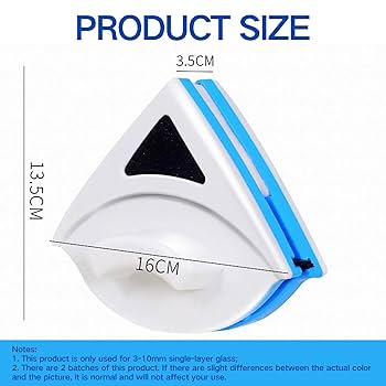 SUQ Double Sided Magnetic Window Cleaner, Double Side Magnetic Cleaning Tools with Anti-Fall Rope for High Height and Glass Car Windows (Blue) : Amazon.co.uk: Grocery