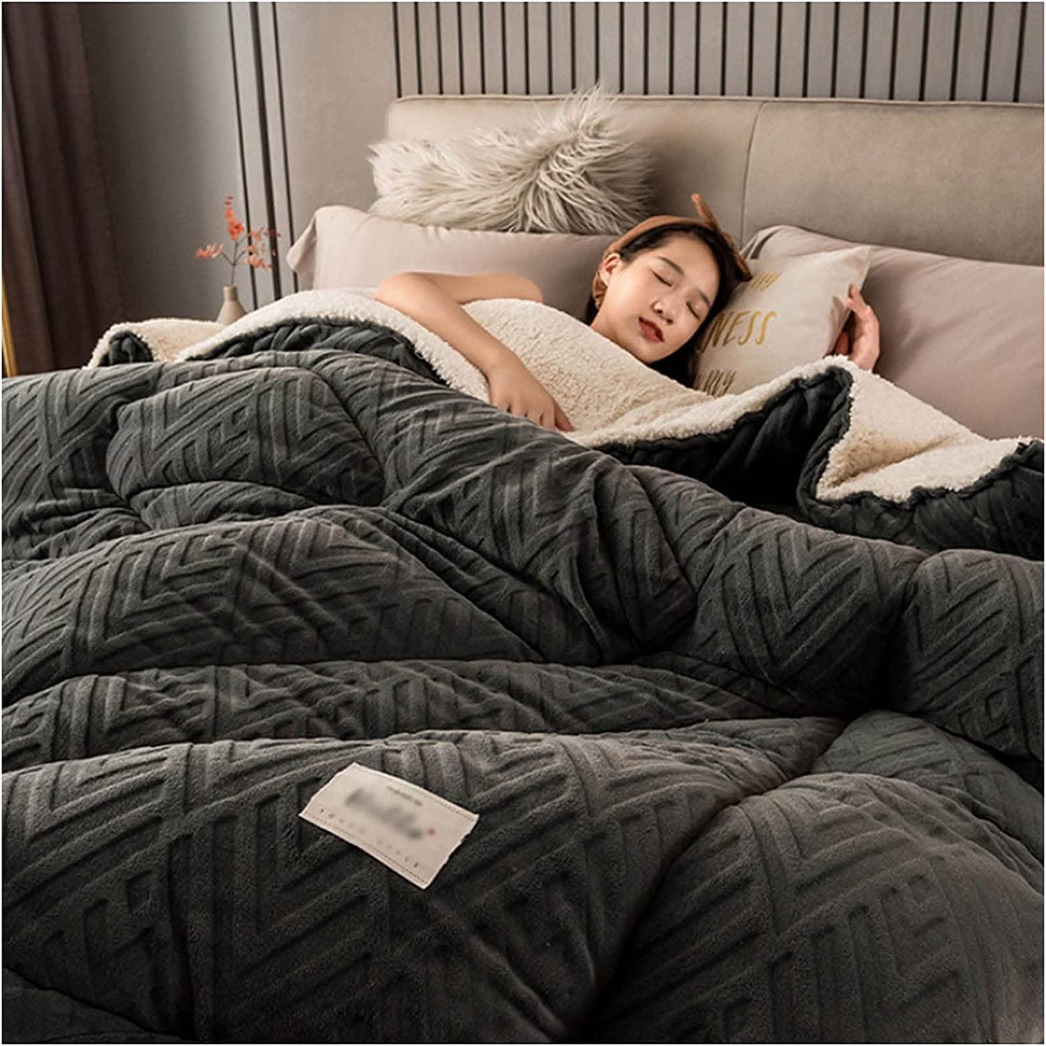 KOMSHU Duvet Bedding Comforters Winter Quilt, Thicken Warm