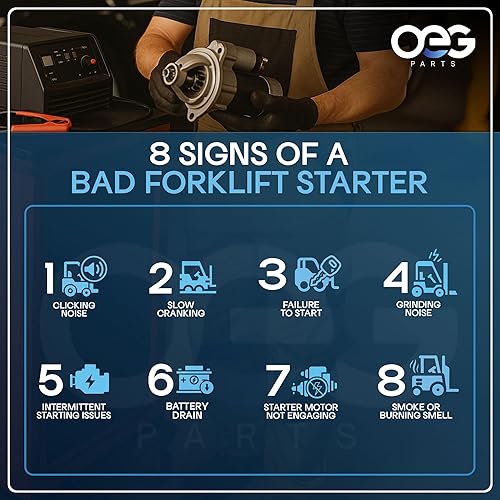 Miniatura 6 de Nuevo arrancador compatible con Nissan PLU40 PLU50 K15 K21 K25 M000T65381, M000T65581, M000T65585, 23300F4U010, 23300-FU410, 23300GS20A,