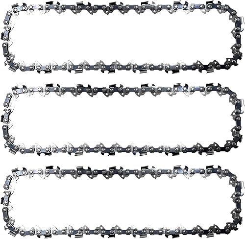 Miniatura 4 de Opuladuo 3 cadenas de motosierra de 8 pulgadas, cadena de repuesto de 8 pulgadas para sierra de poste Black & Decker LPP120, LPP120B y más, 38