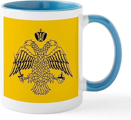 Miniatura 5 de CafePress Taza de café de cerámica ortodoxa griega con bandera de la iglesia ortodoxa, 11 oz (11.0 fl oz)