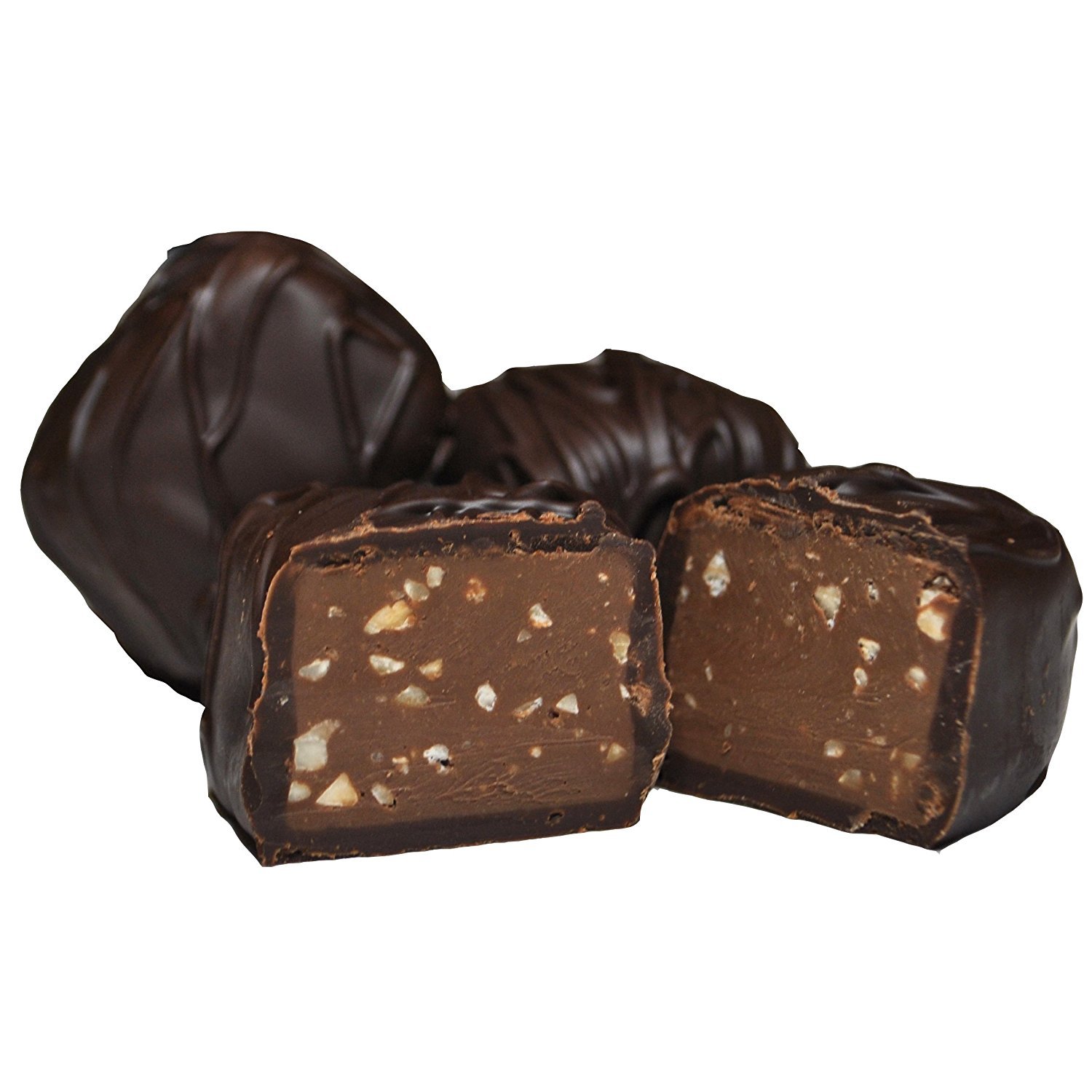 Philadelphia Candies Hazelnut Meltaway Truffles, Dark Chocolate 1 pound Gift Box Gift Box