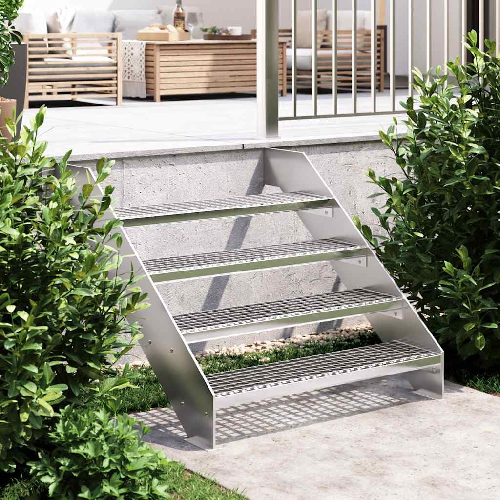 Gradino in Griglia 90x24x7 cm Acciaio Zincato-155685
