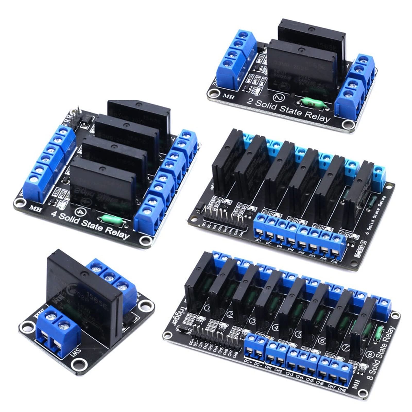 Module Relais SSR 12V pour Automatiser l'Éclairage Connecté de la Maison Connectée 8 Canaux