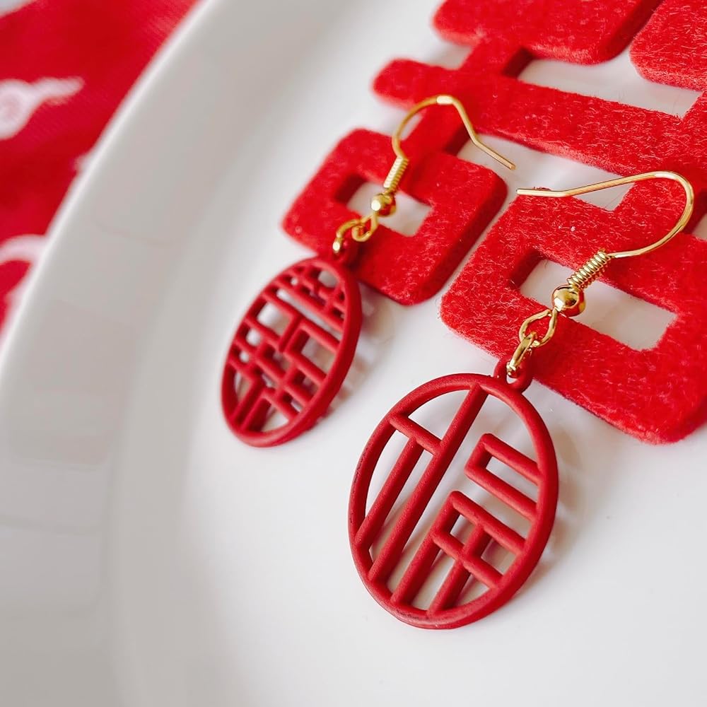 Amazon | チャイナピアス 中華ピアス 中国 レトロ メンズ レディース