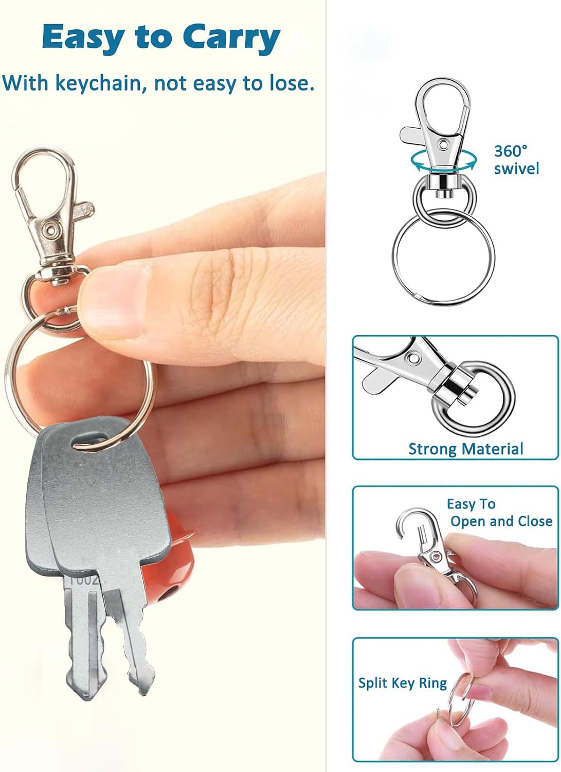 Metal 007 002 Luggage Master Key:A Compatible Replacement Key for Luggage,Bags Locks,Silver,Pack of 2