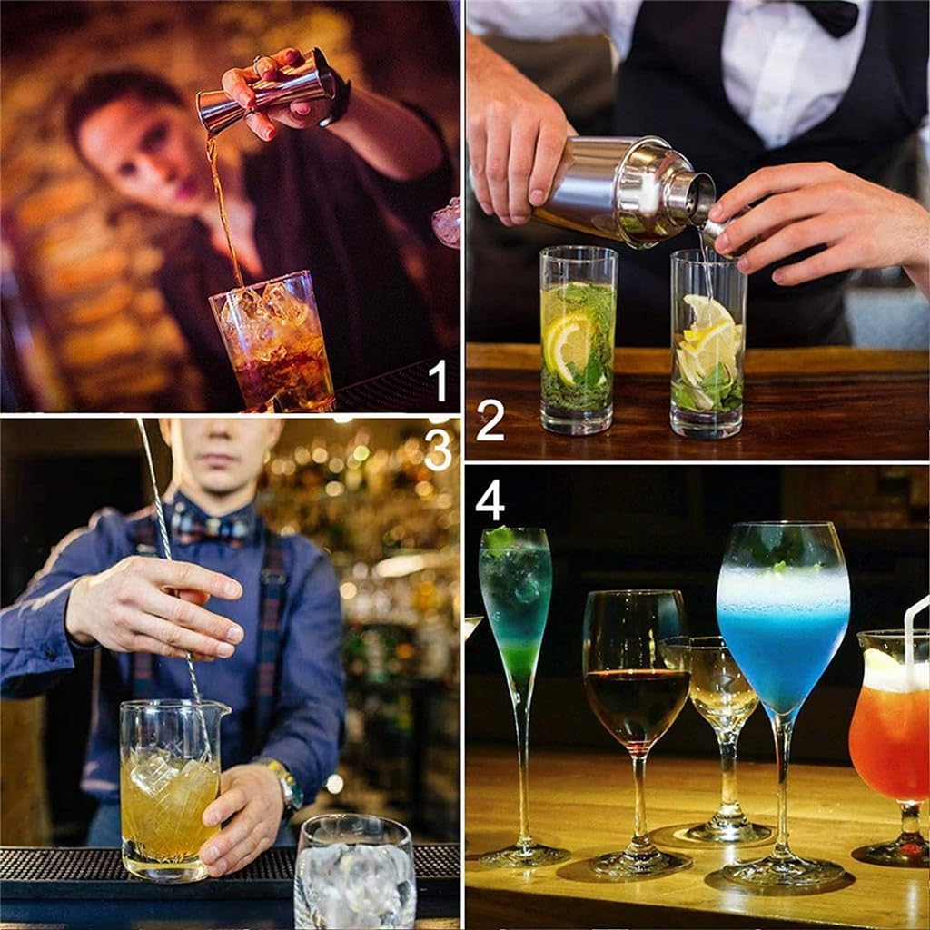 Stainless Steel Wine Mixer 26-piece Set of Bar Tools Cocktail Hand Shaker