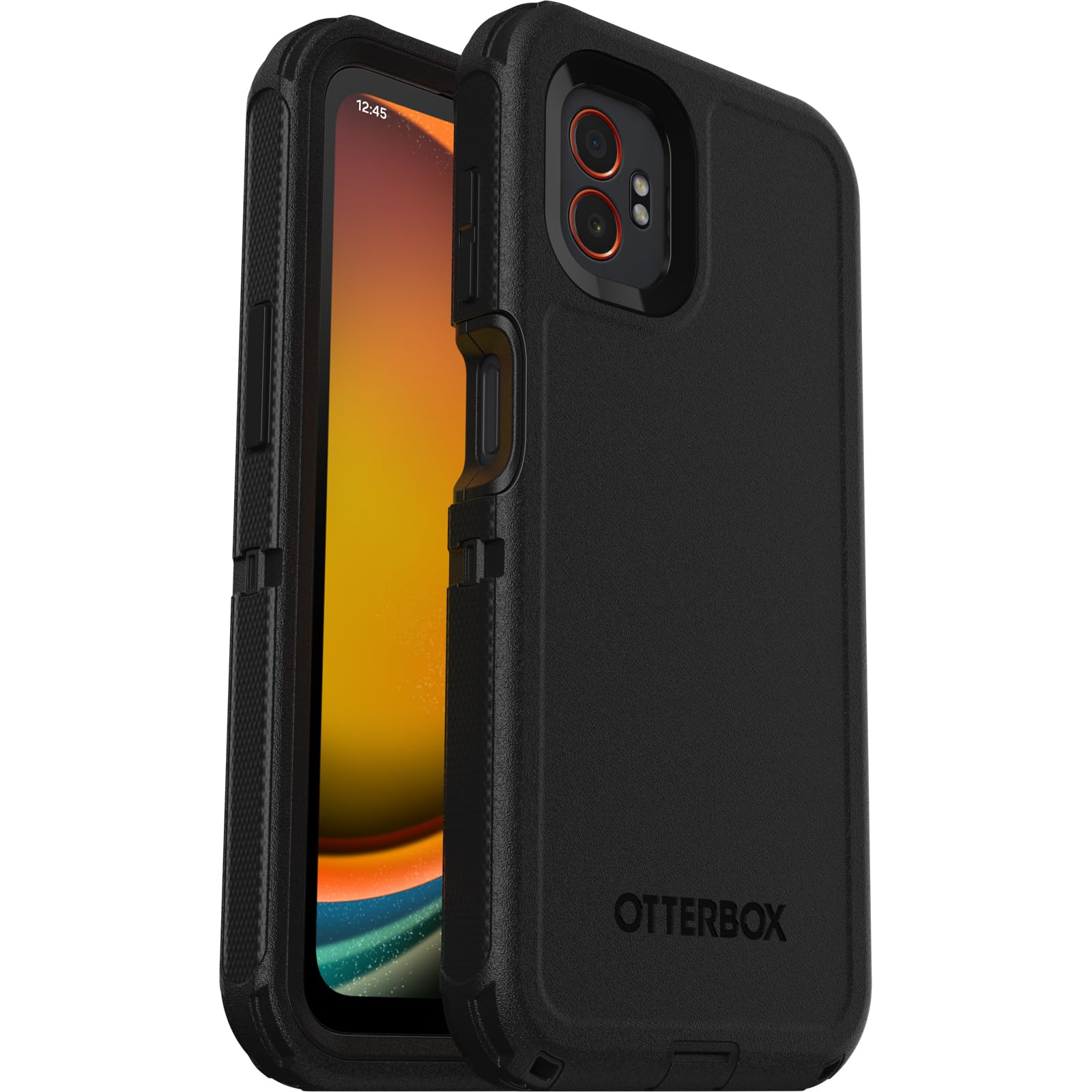 OtterBox Cover Defender per Samsung Galaxy XCover7 PRO, Nero | Custodia resistente a urti e cadute, ultra robusta, testata 7x vs norme MIL-STD 810G