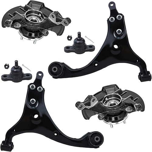 Miniatura 132 de Detroit Axle - Kit de brazos de control inferiores delanteros para Jeep Grand Cherokee Dodge Durango 2011-2015 2012 2013 2014, 2 brazos de control