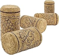 Vista 9 de 9x1 3/4 corchos de vino rectos de primera calidad 1.732 x 0.906 in 100/bolsa