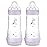 MAM 11oz Easy Start Anti-Colic Baby Bottles, Fast Flow, Breastfeeding-Like Silicone Nipple, Reduces Colic, Gas, & Reflux, Easy-to-Clean, BPA-Free, 4 Plus Months