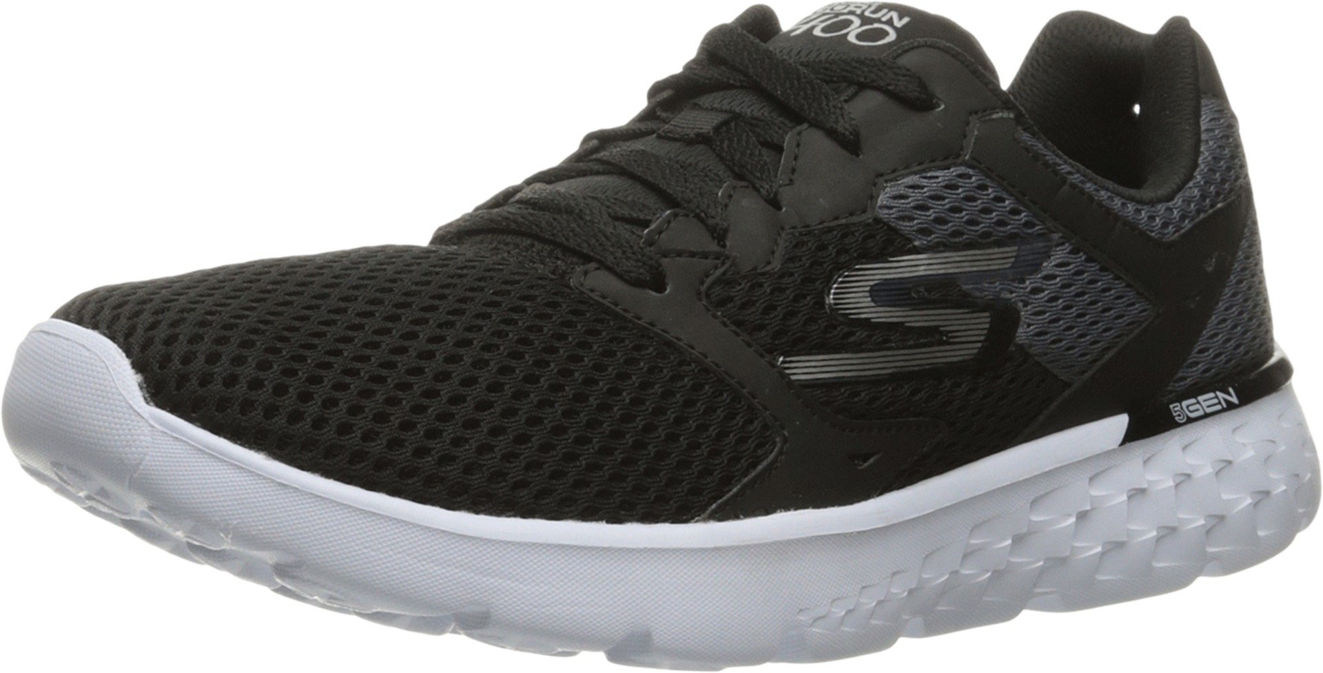 Skechers Performance Mens Go Run 400 Running Shoe, Black/White, 9.5 M US (B01A8ASY04) Amazon Price History, Amazon Price Tracker