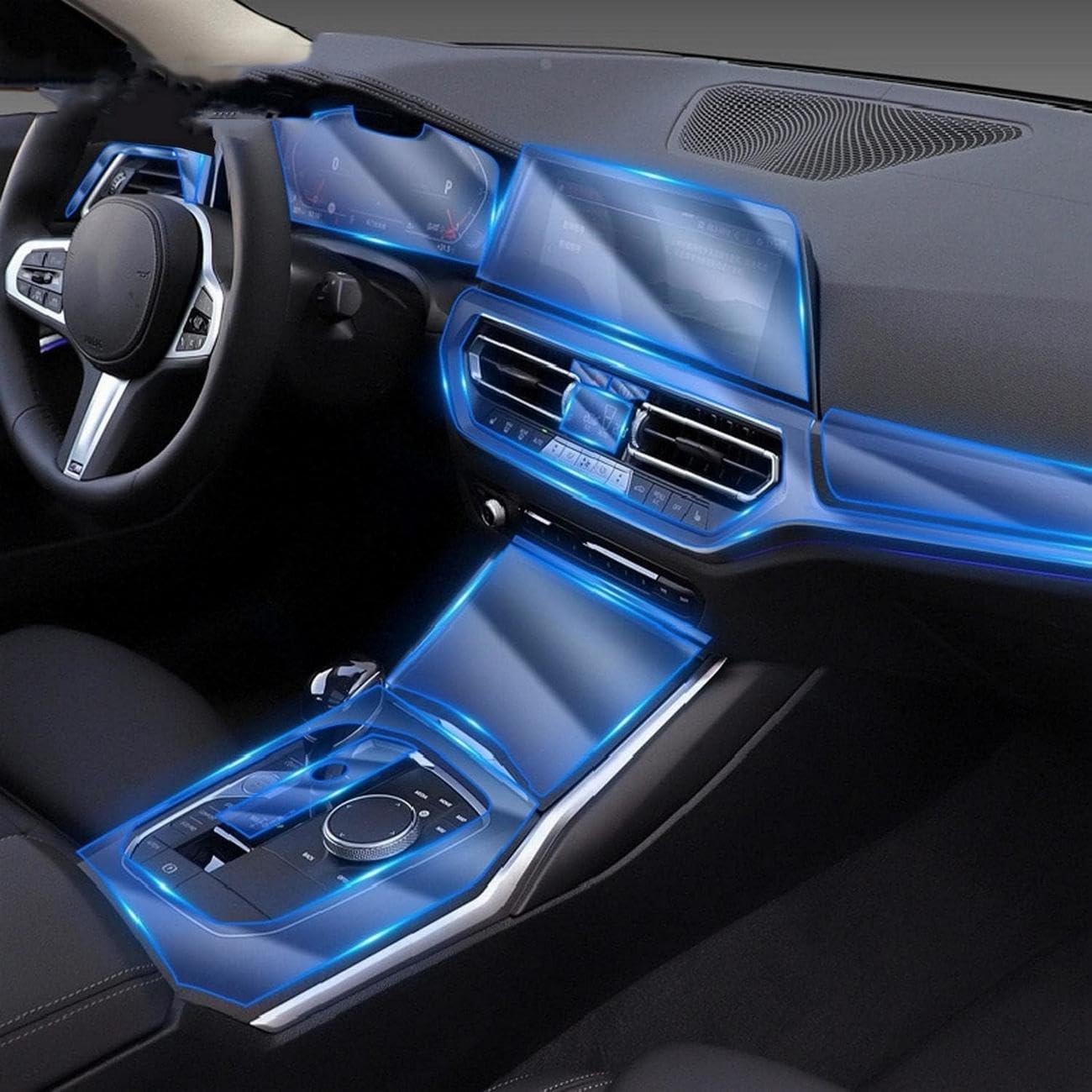 Película protectora de TPU resistente a arañazos para salpicadero BMW G21