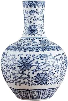 景徳鎮　白無地　花瓶 ctcols_90-2204