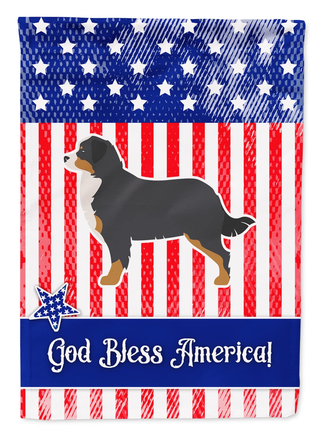 Drapeau de jardin Bouvier Bernois USA petit mini drapeau extérieur coloré