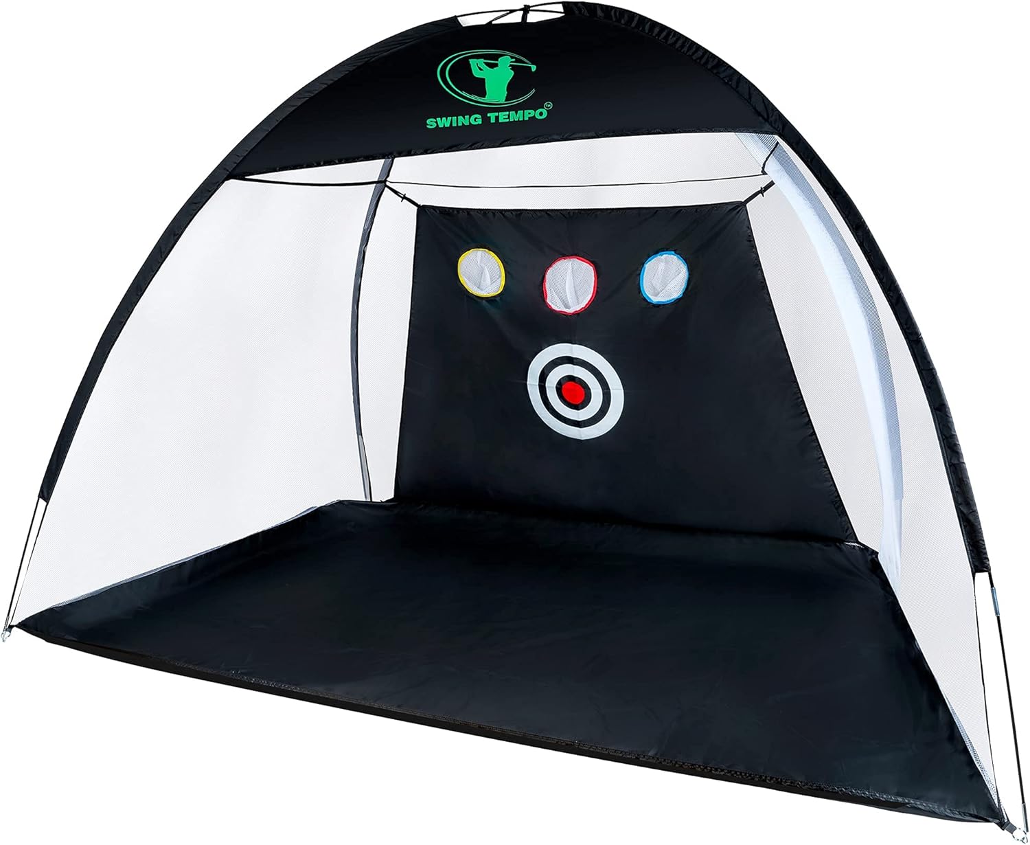 SWINGTEMPO Golf Nets for Backyard Driving with Carry Bag, 10ft x 7ft Golf Practice Nets for Backyard with 3 Aim Golf Target, Collapsable Easy to Carry Indoor Golf Net, 50% Stronger Golf Cage : Sports & Outdoors