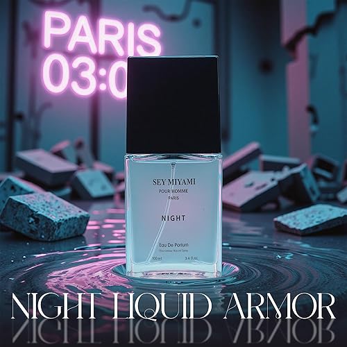 Miniatura 4 de A CENTER Essey Miyami Colonia Nocturna para HombresEau de Parfum Natural Spray 3.4 Fl Oz Perfume para Hombres Adecuado para Todo Tipo de Piel