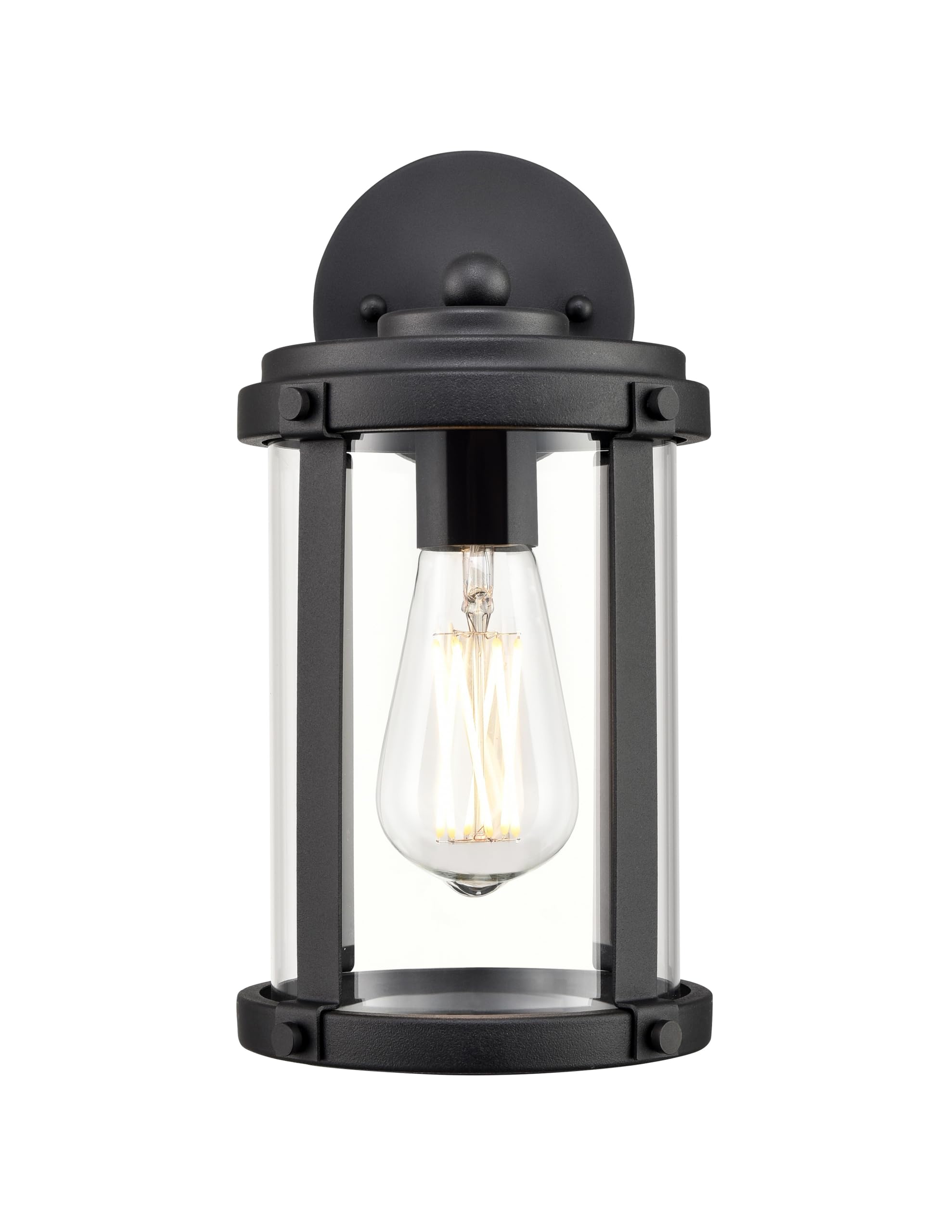 ML Lighting 290001-TBK 1-Light Outdoor Wall Sconce in Textured Black Finish