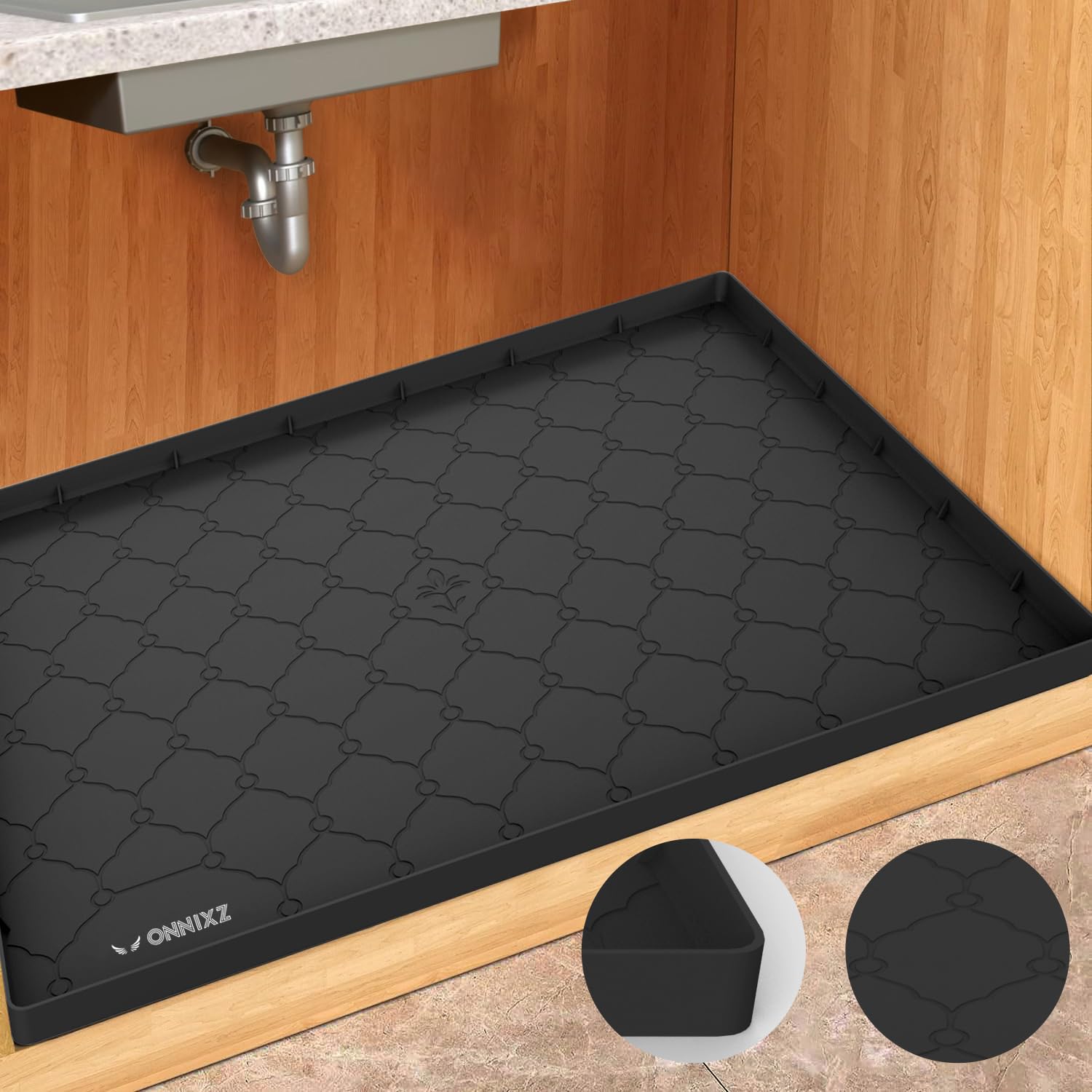 Tappetino sottolavello, in silicone, impermeabile, per cucina e bagno
