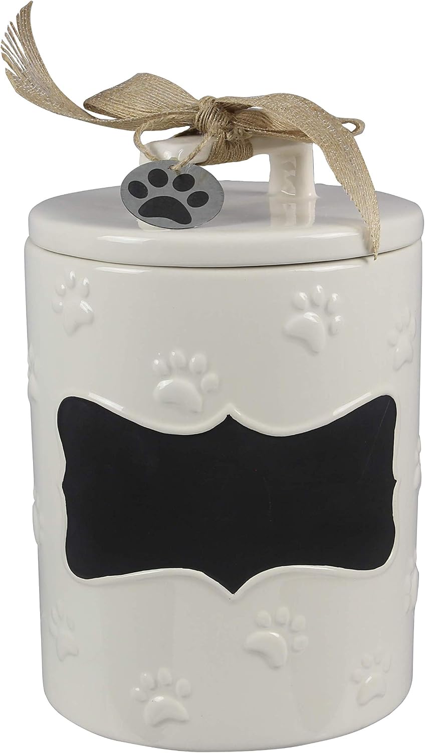 Young's Inc Ceramic Dog Treat Jar, Multi