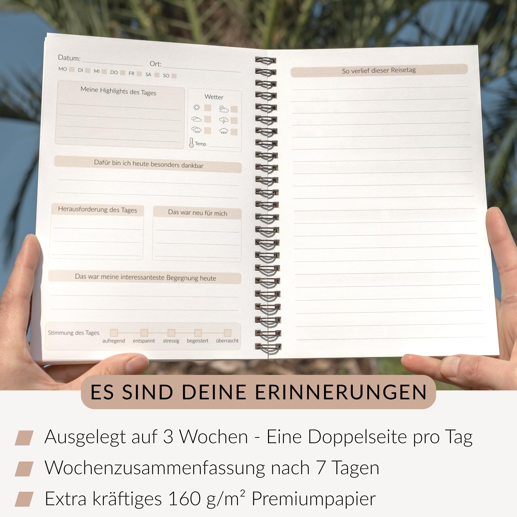 Tagebuch Schottland | Abwechslungsreiches Reisetagebuch zum Ausfüllen | Notizbuch für 3 Wochen Individualreise | Reiseplaner zum Ausfüllen | Gestalte deinen eigenen Schottland Reiseführer | DIN A5