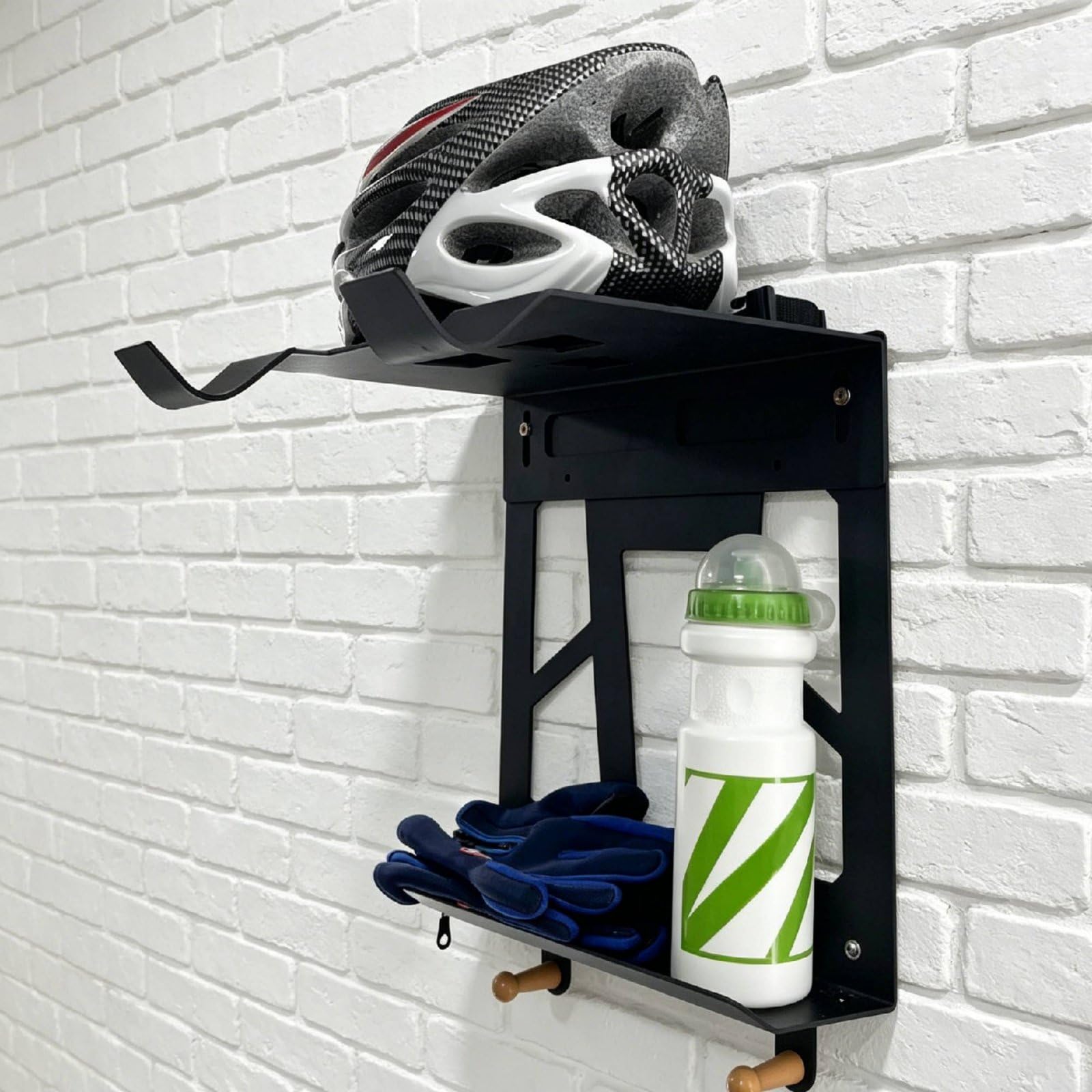 Fahrrad Wandhalterung Fahrradhalter Fahrradaufhängung Fahrradablage Fahrradträger aus Kohlenstoffstahl Universell für Rennrad Und Mountainbike mit