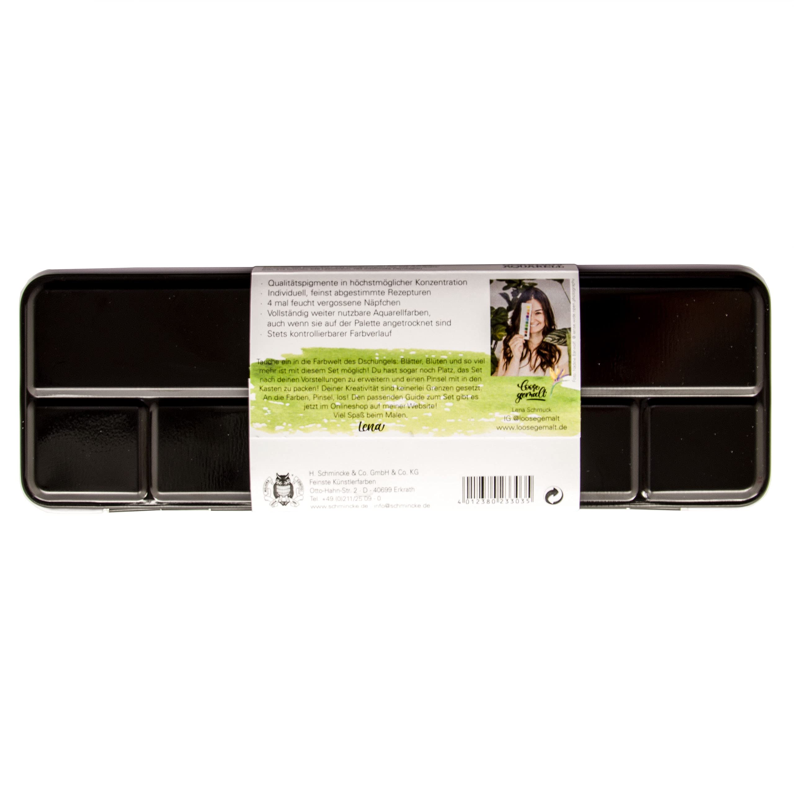 Schmincke Horadam - Jungle Vibes - Aquarellkasten 10 halbe Näpfchen 74 866 097