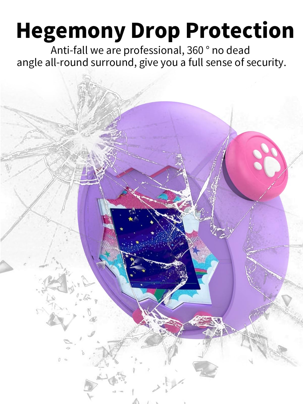 Silikonowe etui ochronne do Tamagotchi Paradise – miękkie, odporne na upadki, odporne na uderzenia, ze sznurkiem, elektroniczne akcesoria dla zwierząt domowych, ochrona do Virtual Pet Game