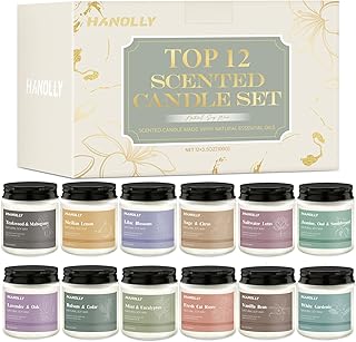 12 Pack Candles for Home Scented, Aromatherapy Candles Gifts Set for Wom...