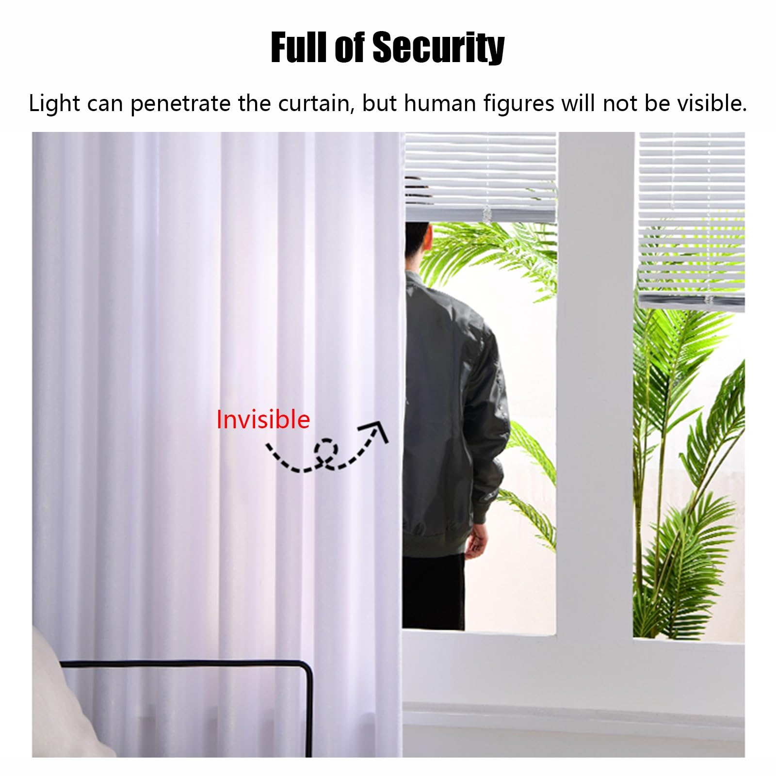 Barra Per Tende Divisorio Ambienti - Regolabile, Senza Fori, Per Appartamenti - Foto 8