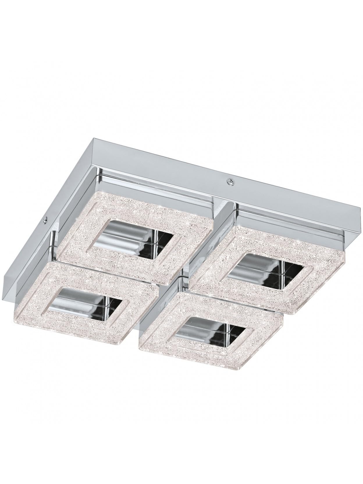 Plafonnier LED moderne en cristal GL0964 avec finition chromée premium - 2