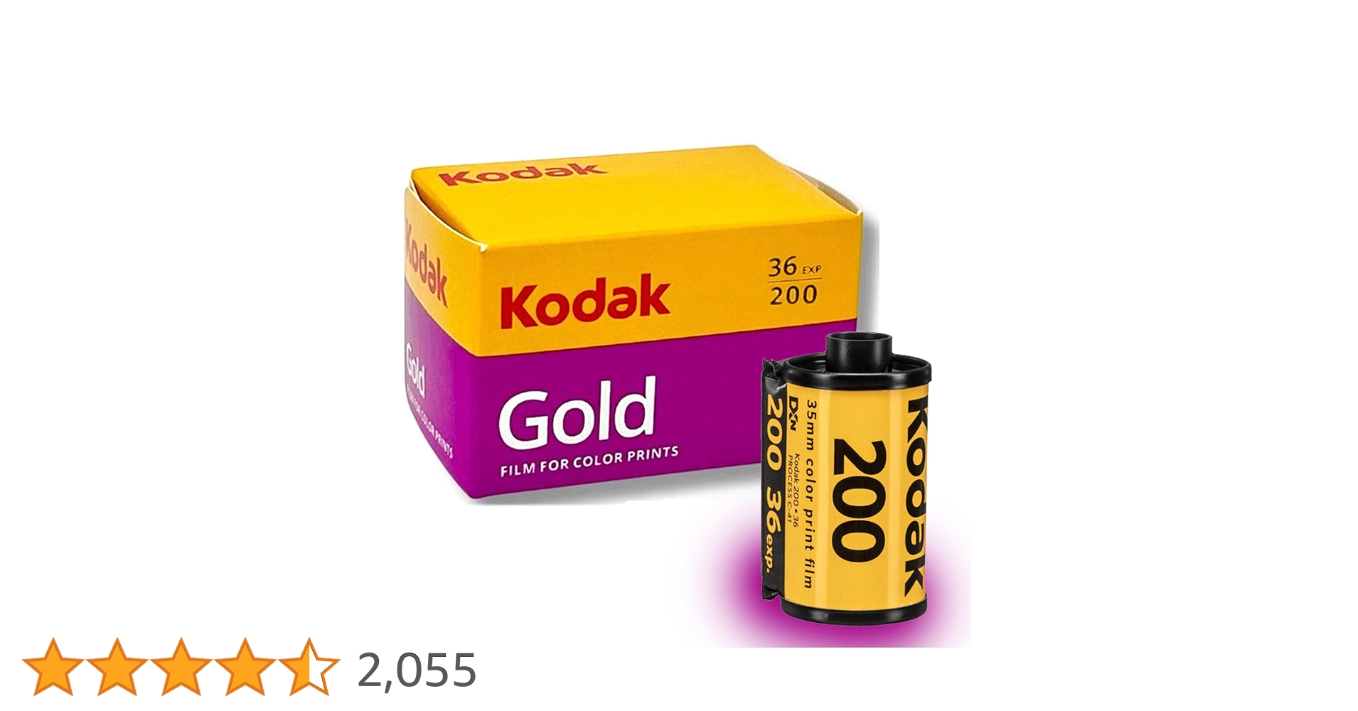 Kodak Gold 200 フィルム 36枚×10本(2024年期限切れ) Kodak コダック ゴールド 200 36枚撮り 新パッケージ(kodak GOLD