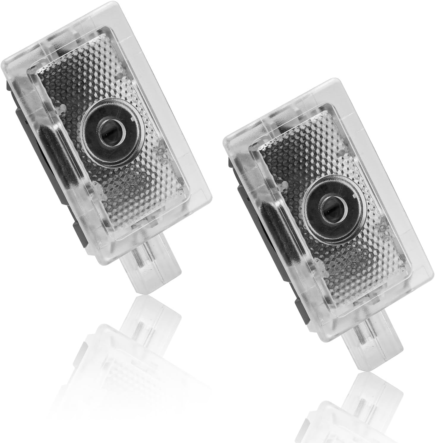 2 Pcs Car Door Lights Logo Projectors, Never Fade Car Led Door Logo Projector Courtesy Projector Laser Welcome Light Compatible with 300 300C 300S 2005-2024(White)