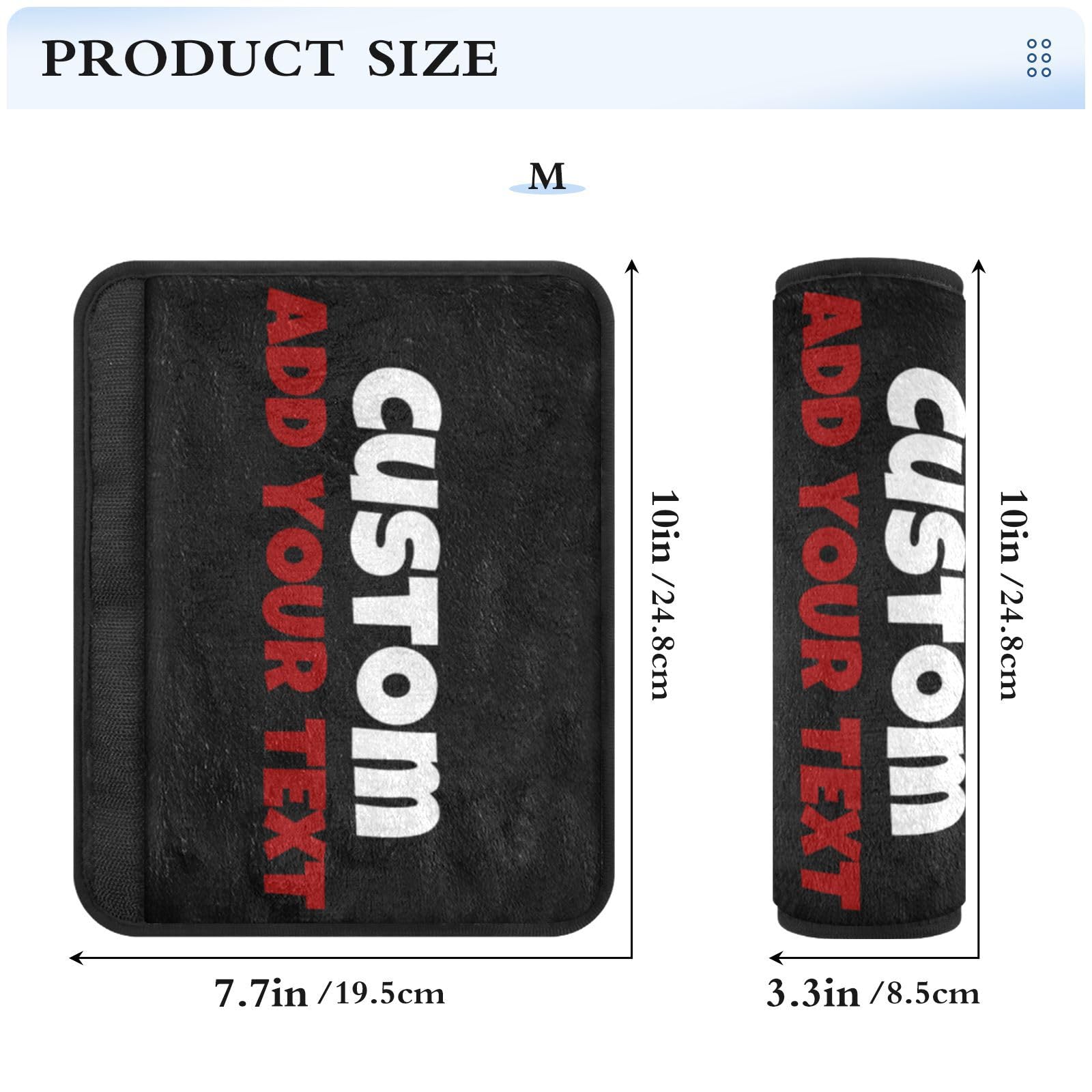 Amazon.com: Caihoyu Custom Car Seat Belt Covers 2 Pack Soft Car 