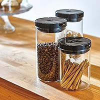 Vista 4 de HARIO MCNR-300-B Coffee Canister, L, Black