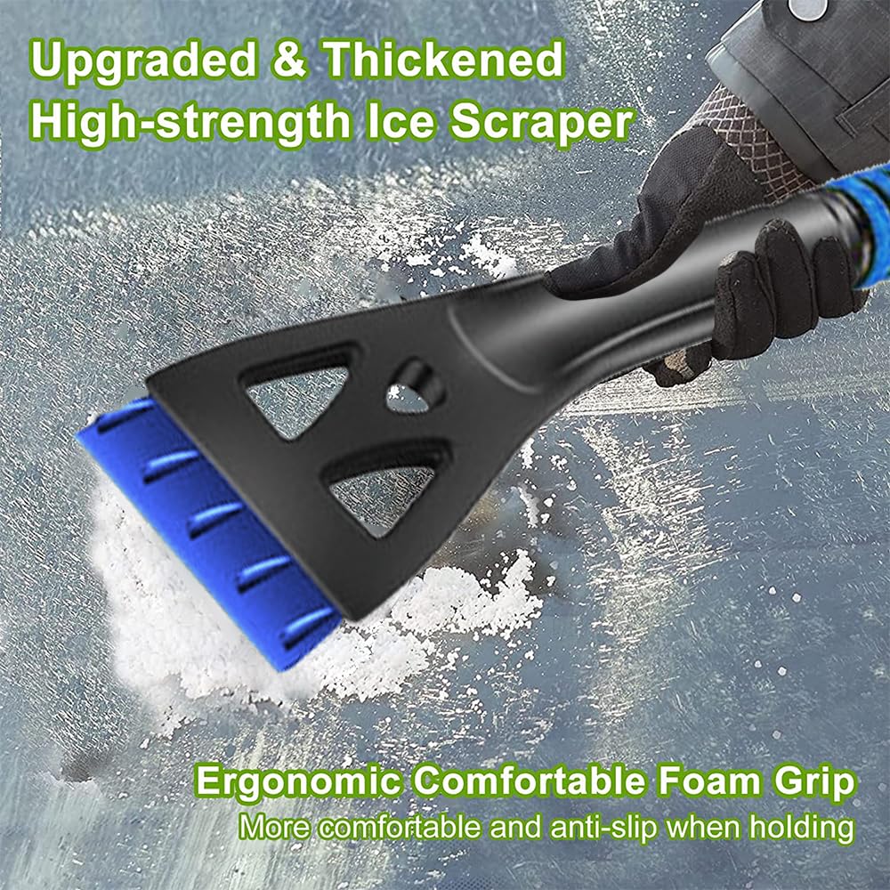Raclette-dégivrant,Grattoir à Neige Pour Pare-brise De Voiture, Outil De Nettoyage De Véhicule