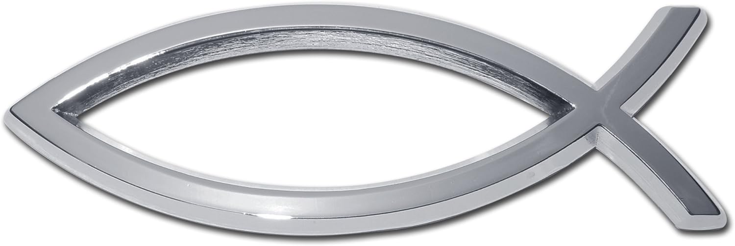 Christian Fish Chrome Auto Emblem, Emblems - Amazon Canada