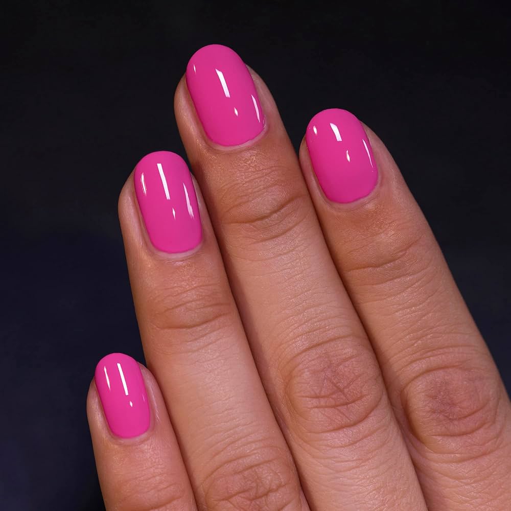 Amazon.com : ILNP Pixel Pink - Vivid Pink Cream Nail Polish
