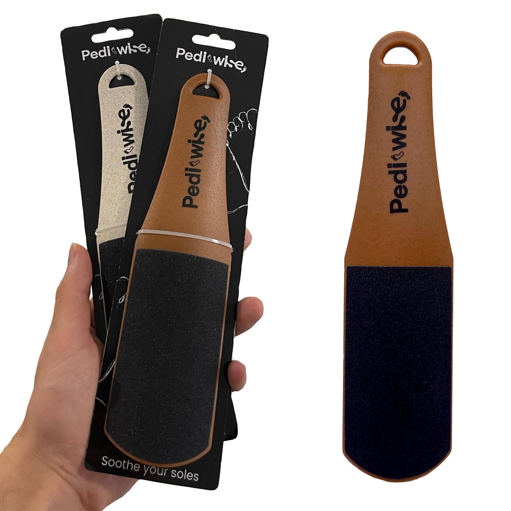 PEDI-WISE Double Sided Foot File – Extra Large Professional Foot Rasp ...