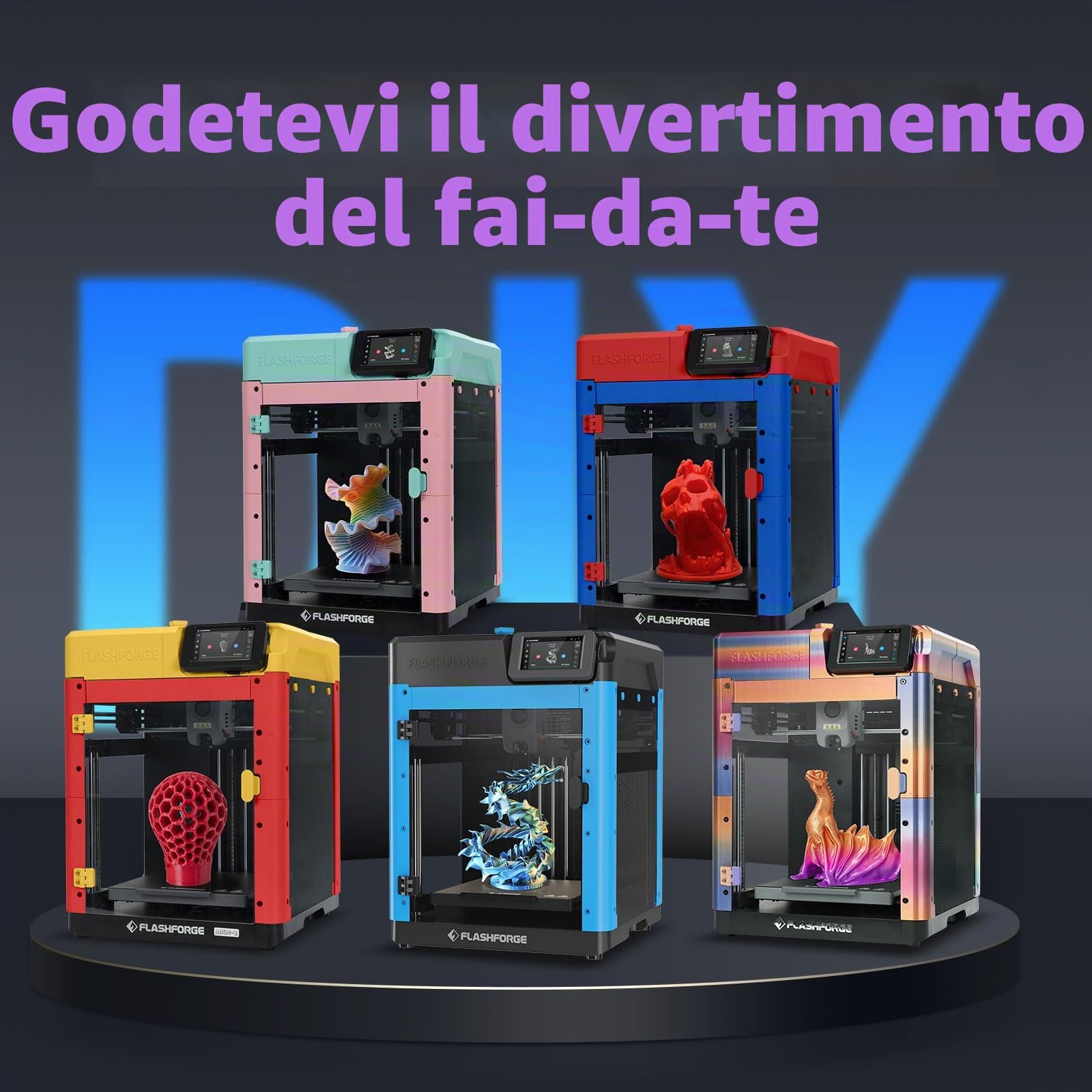 FlashForge Kit Cabina Professionale per Adventurer 5M - Montaggio Completo (Piastre/Viti/Guarnizioni) - Ottimizzato per ABS/ASA/PC - Riduzione Deformazioni Termiche