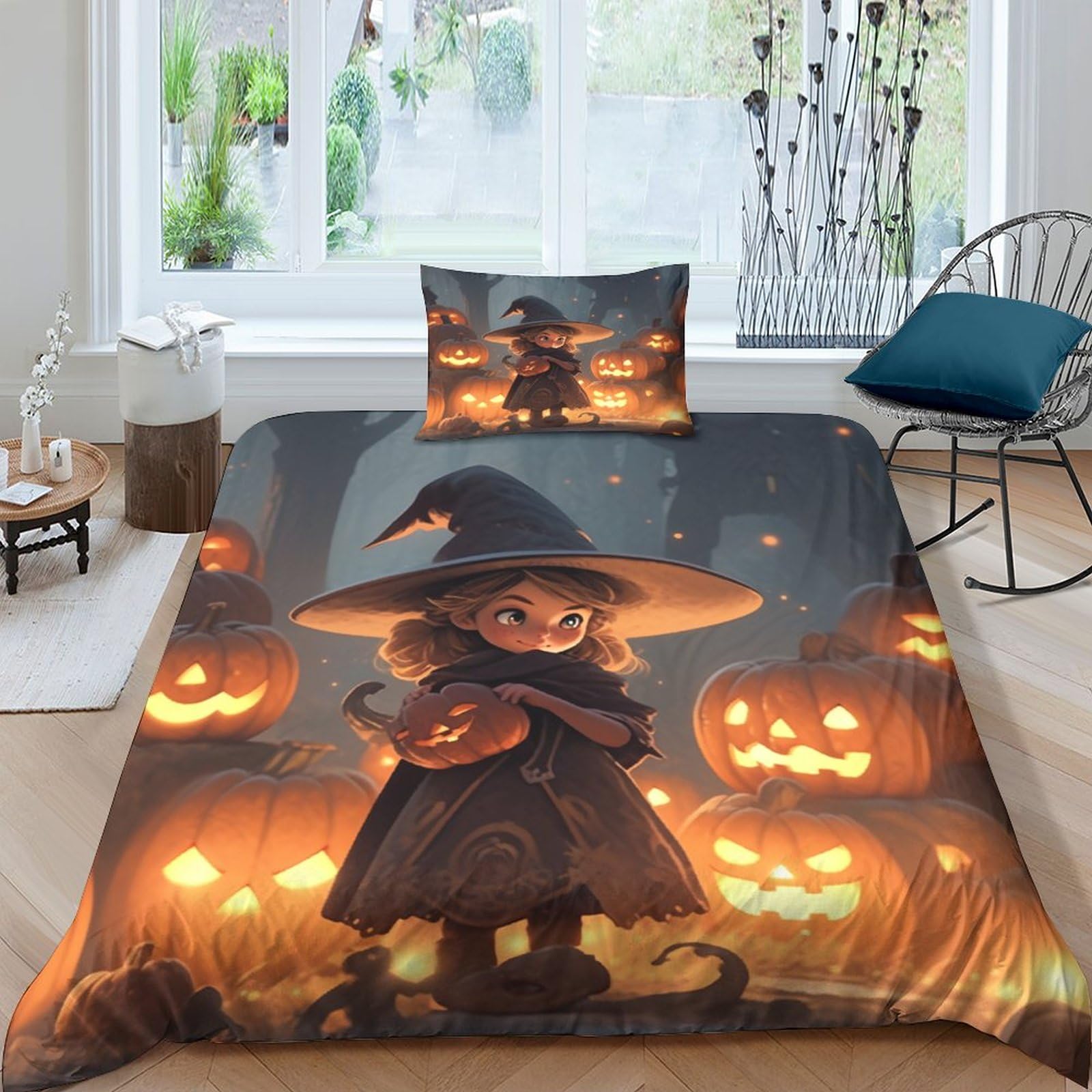 Housse de couette enfant anti-décoloration 135x200 microfibre lit simple avec taie d'oreiller