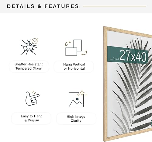 Vista 211 de MCS Industries Studio Gallery - Marcos con textura de madera color gris de 13 x 19 pulgadas / 33.02 x 48.26 cm., 2 unidades Gris Woodgrain