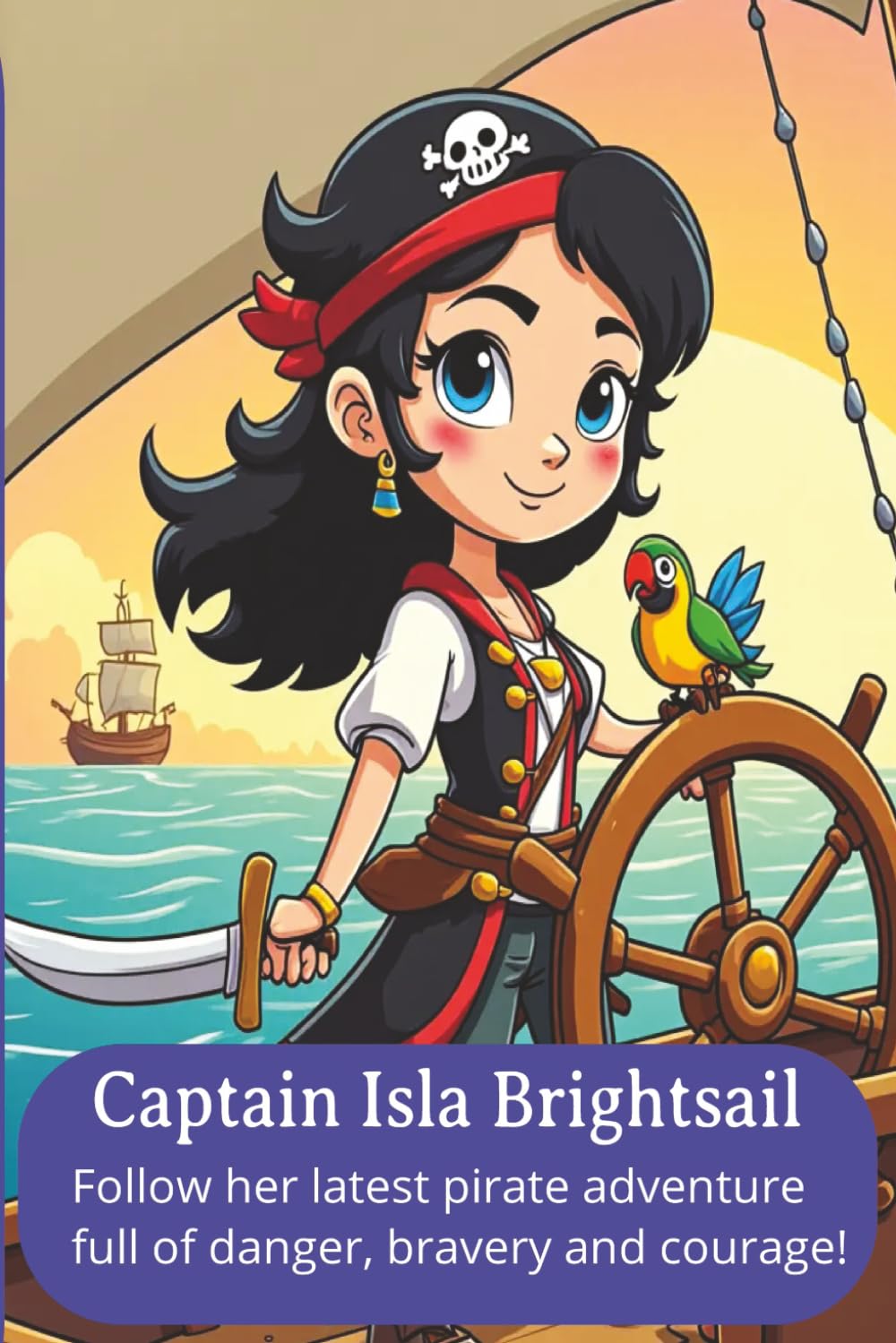 Captain Isla Brightsail: Pirate adventure Story book for 5-7 year olds