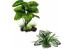 Reptile Artificial Plants (Set of 2)