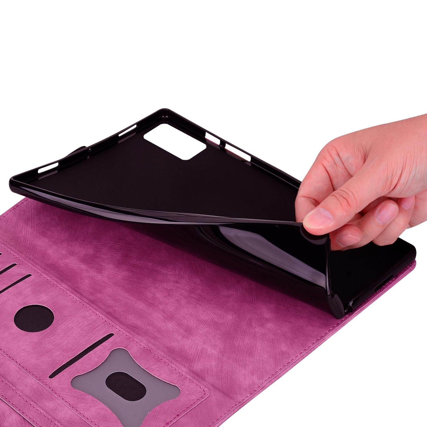Custodia Per Xiaomi Redmi Pad SE 11'' 2023 – Flip In PU Con Portapenne E Pennino – Verde - 3