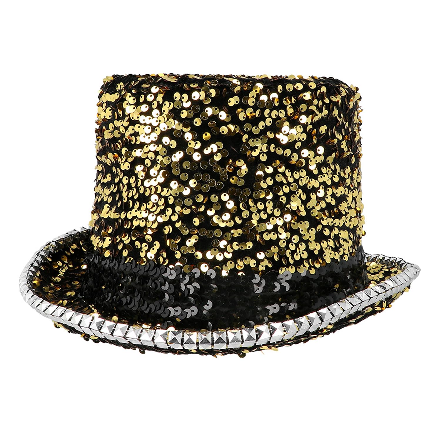 Boland - Adult Sequin Hat Headwear for Fancy Dress Costumes, Carnival, Theme Party and Festivals